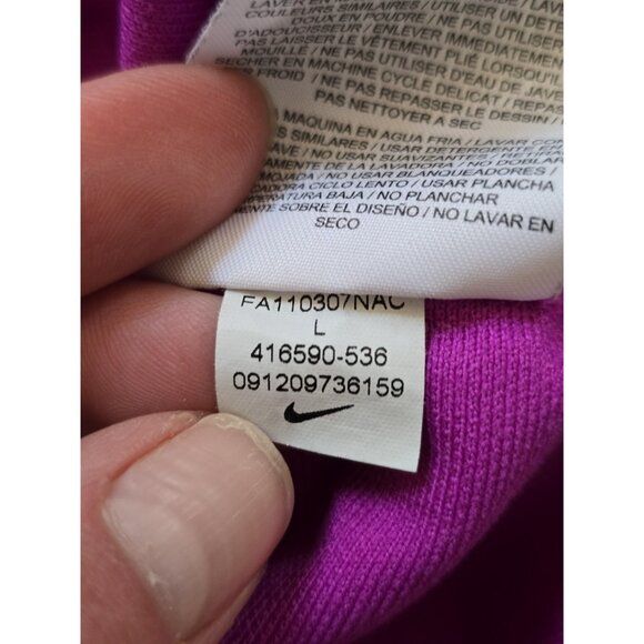 Nike Golf Men’s Dri-Fit Polo Shirt Pink‎ / Purple Size Large - Picture 6 of 6